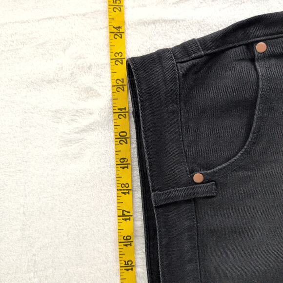 Ellos Hight Waist Straight Leg Black Jeans Women's Size 26 Minimalist Tonal - Picture 4 of 8